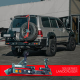 105 Series Rear Bar Wheel Carrier - Rockarmor