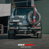100 Series IFS Landcruiser Rear Bar Wheel Carrier by Rockarmor