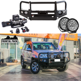 Prado 120 Series Offroad Frontal Pack - Bull Bar / Winch / Led Spotties