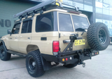 76 / 75/ 78 Series Toyota Landcruiser Rear Bar | Rockarmor