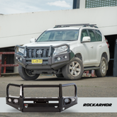 Prado 150 Series Rockarmor Elite Steel Bull Bar - Suits 2013 - 2017 Models