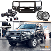Landcruiser 200 Series | 09/2015 - 10/2021 | Frontal Pack | Bull Bar, winch, spotties