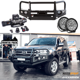 Landcruiser 200 Series | 09/2015 - 10/2021 | Frontal Pack | Bull Bar, winch, spotties