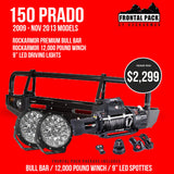 Prado 150 Series| 11/2009 - 10/2013 | Frontal Pack | Bullbar, winch, spotties