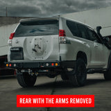 Toyota Prado 150 Series Rockarmor Rear Bar Spare wheel Carrier