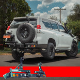 Toyota Prado 150 Series Rockarmor Rear Bar Spare wheel Carrier