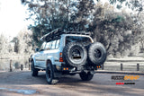 80 Series Landcruiser Rear Bar Wheel Carrier by Rockarmor 4x4