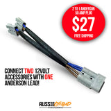 TWIN ANDERSON CABLE CONNECTOR - 50AMP