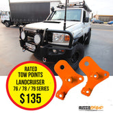 Rated tow points suits - Suits 76 / 78 / 79 Series Toyota Landcruiser