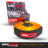 8000kg 9 Meter Recovery Snatch Strap | Rockarmor 4x4