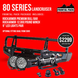 Landcruiser 80 Series | Frontal Pack | Bullbar, winch, spotties