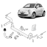 Brink Towbar for Fiat 500 C (09/2009 - on), 500C (09/2009 - on), Fiat 500 (07/2007 - on)