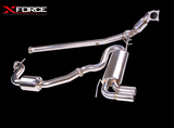 Xforce Turbo Back Exhaust for VW Golf MK5 GTI