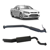 Redback Exhaust 2.5" System with Hotdog Centre for Ford FG Falcon Ute (02/2008 - 12/2014)