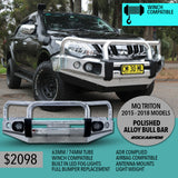 MQ Triton Polish Alloy Bull Bar - Rockarmor 4x4