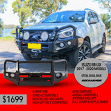 Isuzu MU-X Rockarmor Steel Elite Bull Bar (05/2017 - 07/2021)