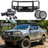 Toyota Hilux | 09/2015 - 09/2020 | Frontal Pack | Bullbar, winch, spotties