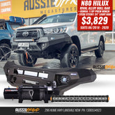 Hilux N80 06/2018 - 2020 Rival Bull Bar + Runva Winch + Stedi Light Bar (DT-2D57161B)