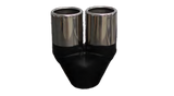 Redback Twin Exhaust Tip 2.5" Inlet Twin 3.5" Outlet 9" Long