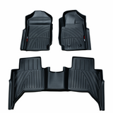 Moulded 3D Car Floor Matts - PX2 & PX3 Ford Ranger 2015 - 2022