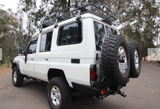 76 / 75/ 78 Series Toyota Landcruiser Rear Bar | Rockarmor