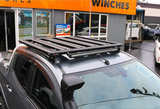 MQ/MR Triton Roof Rack Titan Tray 1200 x 1200 + Rockarmor Rack Legs