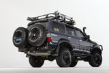 80 Series Landcruiser Rear Bar Wheel Carrier by Rockarmor 4x4