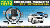 Ford Ranger PX 2.2L P4AT 3.2L P5AT TDCi 2011-2015 / Mazda BT50 XT - ProVent Catch Can Vehicle Specific Kit OS-PROV-06