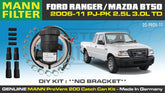 Ford Ranger PJ PK Mazda BT50 2006-2011 2.5L 3.0L ProVent Oil Catch Can DIY Kit OS-PROV-11