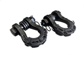 8 Tonne 4X4 Rated Recovery Shackles | Pair (BLACK)