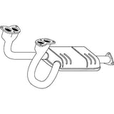 Redback Enviro Catconverters Underfloor to suit Subaru Liberty (01/1989 - 07/1994)