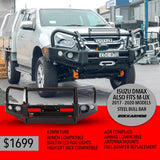 Isuzu DMAX 17+ Elite Rockarmor Bull Bar (Jan 17 - 2020)