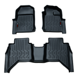 Moulded Floor Matts - Suits Isuzu Dmax 08/2020+ | Interior Protection
