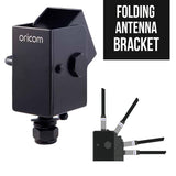 BR600BK Folding Bull Bar Antenna Mounting Bracket (Black)