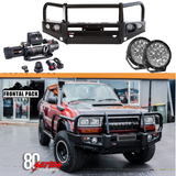 Landcruiser 80 Series | Frontal Pack | Bullbar, winch, spotties