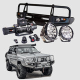 GU PATROL SERIES 1 - 3 Offroad Frontal Pack BULL BAR / WINCH / LIGHTS