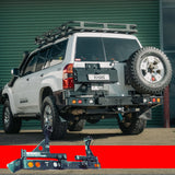 GU Y61 Rear Bar Suits Nissan Patrol Series 4+ | 10/2004 - 12/2016 | Rockarmor