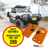 Nissan GQ & GU Series 1 Patrol | 01/88 - 2002 | Rated Tow Points - Rockarmor 4x4