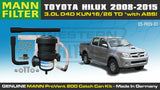 Toyota Hilux N70 2008-15 3.0L D4D KUN16 KUN26 with ABS - Vehicle Specific Mann ProVent Oil Catch Can Kit