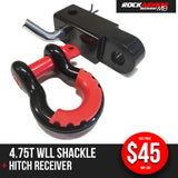 Steel Recovery Hitch + 4T Rated shackle