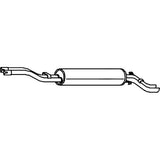Redback Muffler for MERCEDES-BENZ S-CLASS (09/1985 - 06/1991)