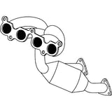 Redback Enviro Manifold Closecoupledcat to suit Volkswagen Golf (08/2004 - 11/2008), Audi A3 (05/2003 - 06/2008)