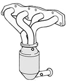 Redback Enviro Catalytic Converter for Peugeot 207 (02/2007 - 11/2009), 207 Cc (07/2007 - 09/2012), 207 Sw (11/2007 - 11/2009), Mini Cooper (10/2006 - 01/2013)