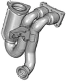 Redback Enviro Catalytic Converter for Citroen C5 (06/2001 - 08/2004), Peugeot 406 (03/2000 - 12/2004), 607 (01/2000 - 09/2009)