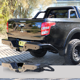 Mitsubishi MQ Triton Rockarmor Elite Rear Step Tow Bar