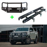 Hilux Bull Bar + Rockslider Combo - Rockarmor 4x4