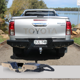 Hilux 2015 - current Rear Step Tow Bar - By Rockarmor 4x4