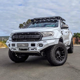 PX Ranger Rival Alloy Bull Bar + Runva Winch & Stedi Type X Spotties