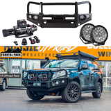 Prado 150 2013-2017 Offroad Pack - Bull Bar, winch, Led driving lights