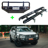 Prado 150 09 - 10/2013 Bull Bar & Rockslider Combo